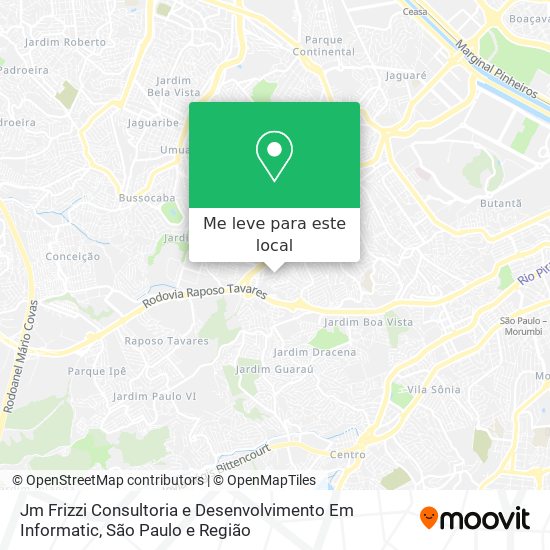 Jm Frizzi Consultoria e Desenvolvimento Em Informatic mapa