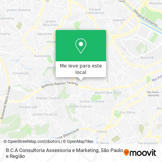 B.C.A Consultoria Assessoria e Marketing mapa