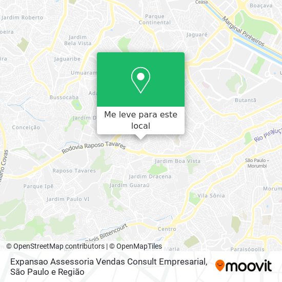 Expansao Assessoria Vendas Consult Empresarial mapa