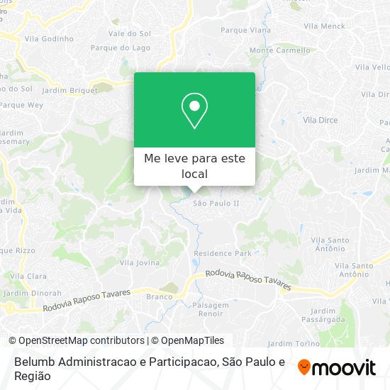 Belumb Administracao e Participacao mapa