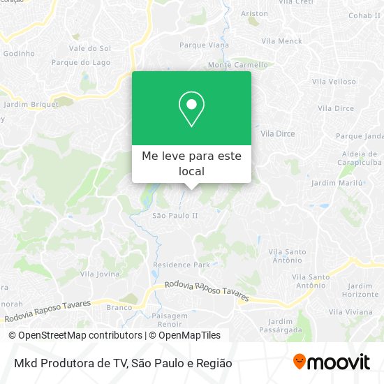 Mkd Produtora de TV mapa