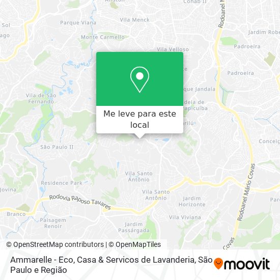 Ammarelle - Eco, Casa & Servicos de Lavanderia mapa