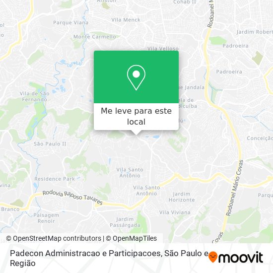 Padecon Administracao e Participacoes mapa