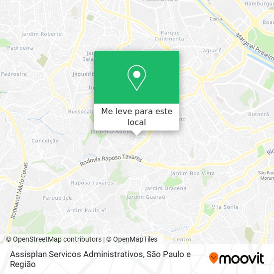 Assisplan Servicos Administrativos mapa