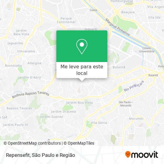 Repensefit mapa