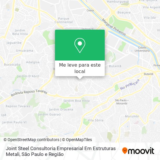 Joint Steel Consultoria Empresarial Em Estruturas Metali mapa