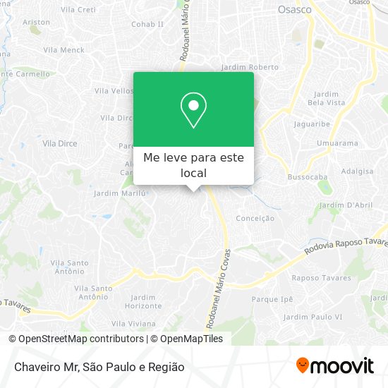 Chaveiro Mr mapa