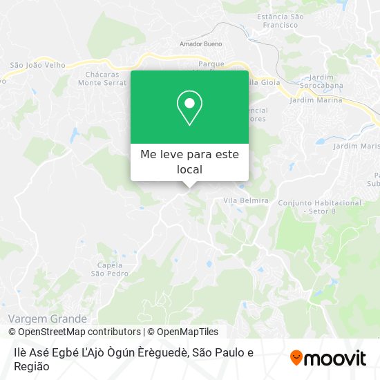 Ilè Asé Egbé L'Ajò Ògún Èrèguedè mapa