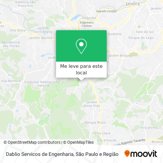 Dablio Servicos de Engenharia mapa