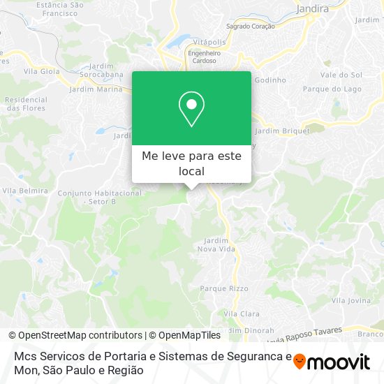 Mcs Servicos de Portaria e Sistemas de Seguranca e Mon mapa