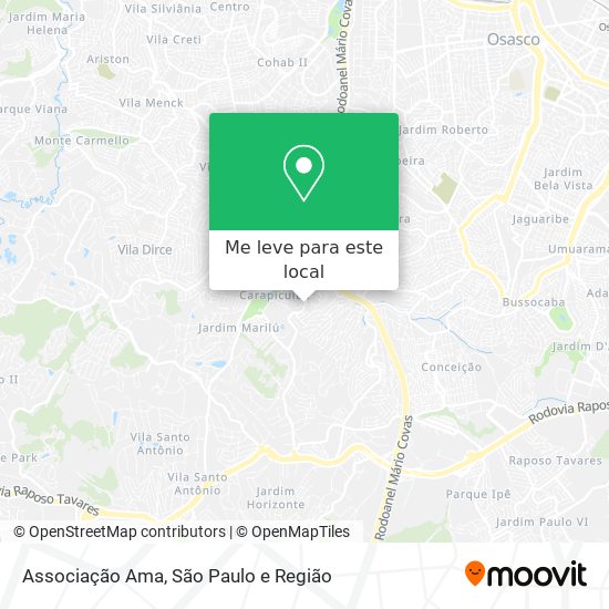 Associação Ama mapa