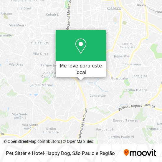 Pet Sitter e Hotel-Happy Dog mapa