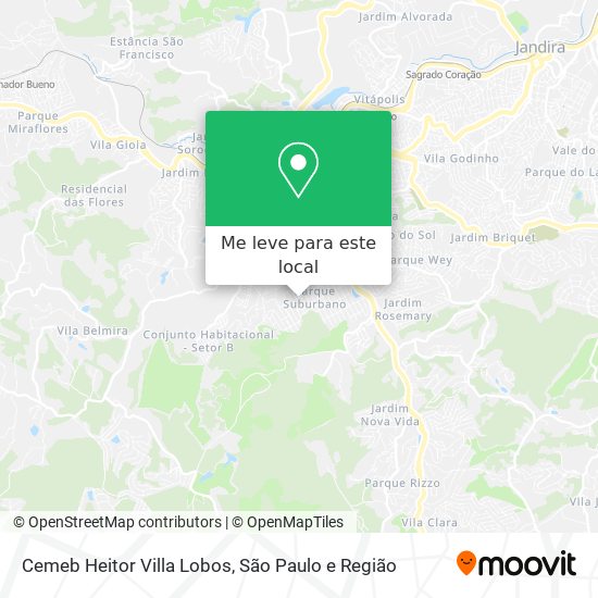 Cemeb Heitor Villa Lobos mapa