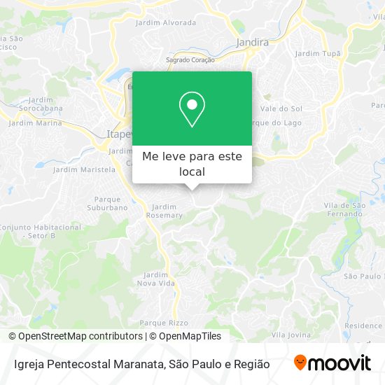Igreja Pentecostal Maranata mapa