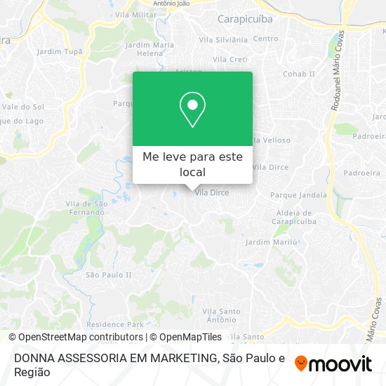 DONNA ASSESSORIA EM MARKETING mapa