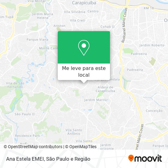 Ana Estela EMEI mapa