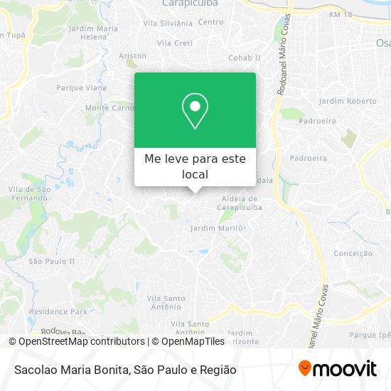 Sacolao Maria Bonita mapa