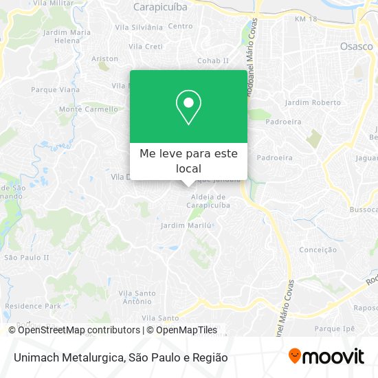 Unimach Metalurgica mapa
