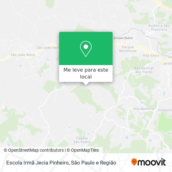 Escola Irmã Jecia Pinheiro mapa