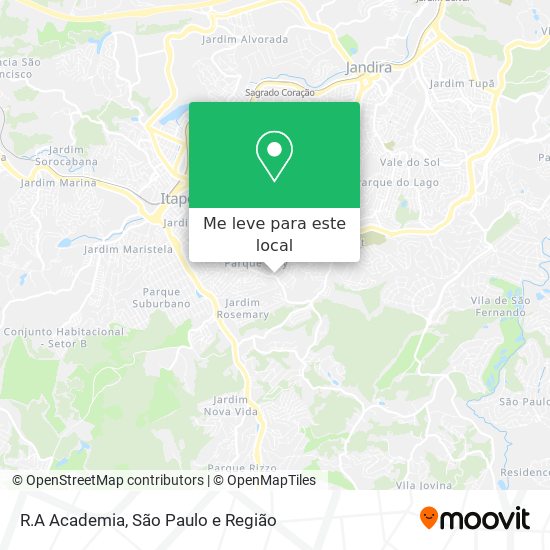 R.A Academia mapa