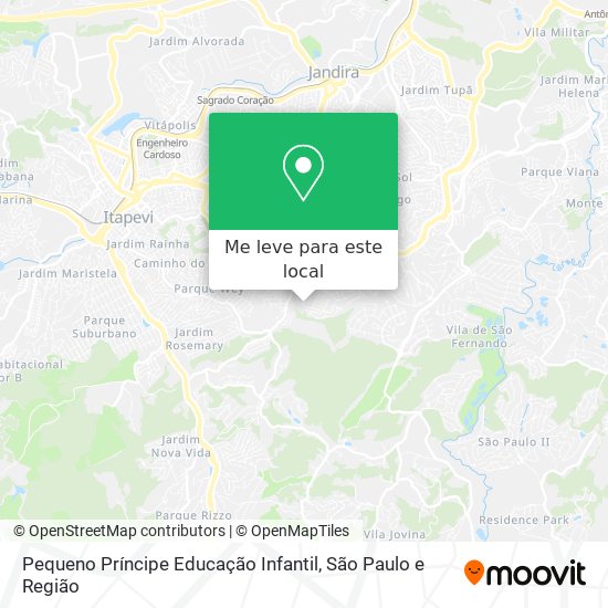 Pequeno Príncipe Educação Infantil mapa