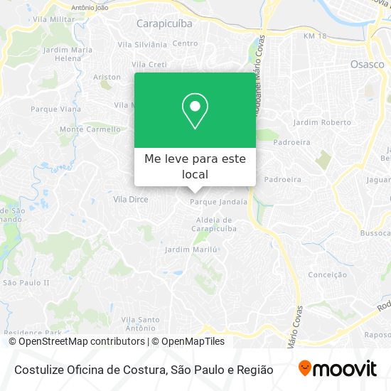 Costulize Oficina de Costura mapa
