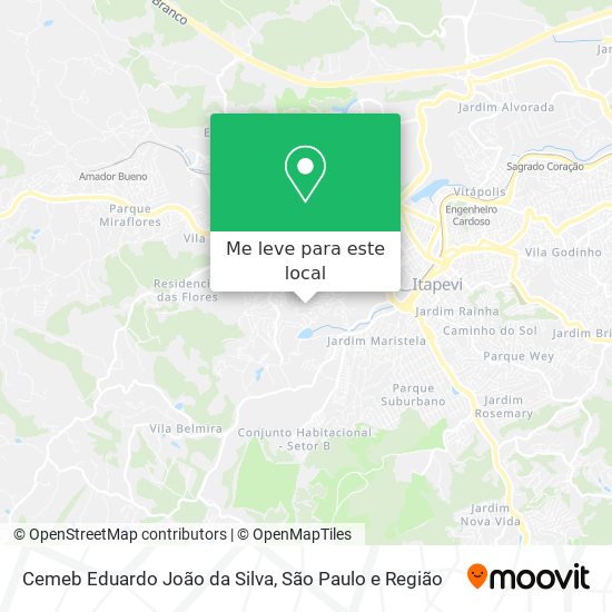 Cemeb Eduardo João da Silva mapa