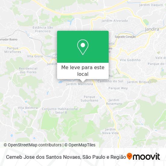 Cemeb Jose dos Santos Novaes mapa