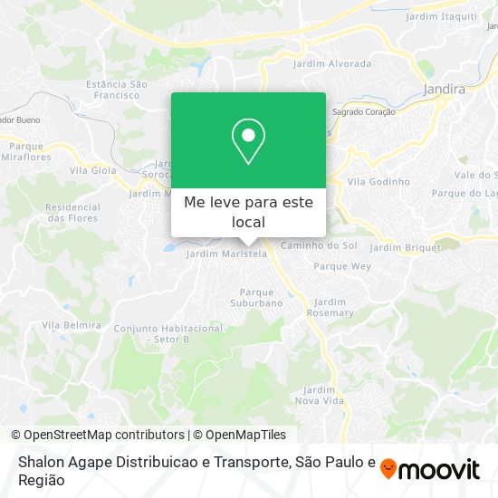 Shalon Agape Distribuicao e Transporte mapa