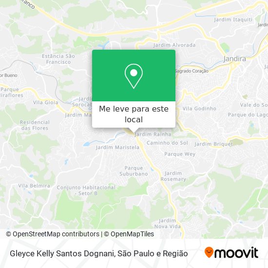 Gleyce Kelly Santos Dognani mapa