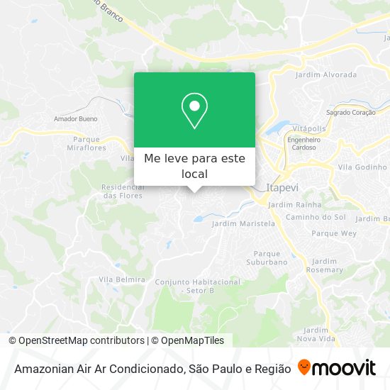 Amazonian Air Ar Condicionado mapa