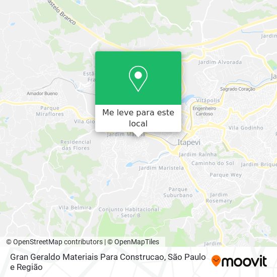 Gran Geraldo Materiais Para Construcao mapa