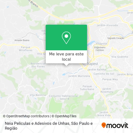 Néia Películas e Adesivos de Unhas mapa