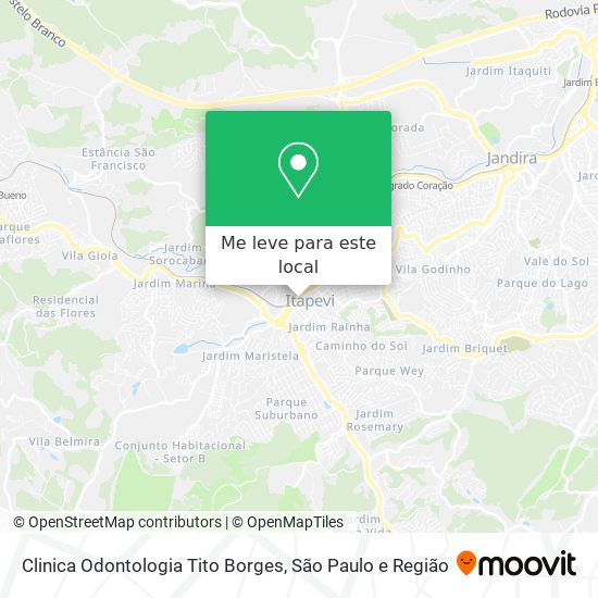 Clinica Odontologia Tito Borges mapa