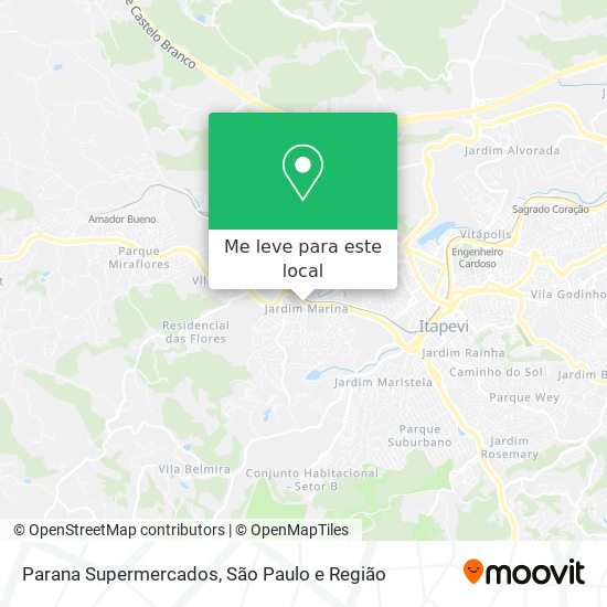 Parana Supermercados mapa