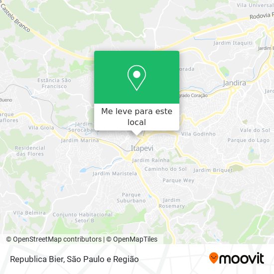 Republica Bier mapa