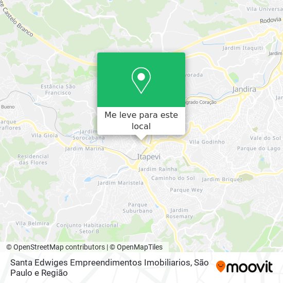 Santa Edwiges Empreendimentos Imobiliarios mapa