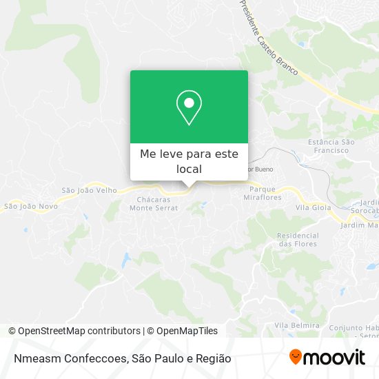 Nmeasm Confeccoes mapa