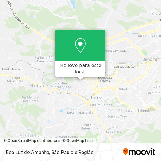 Eee Luz do Amanha mapa