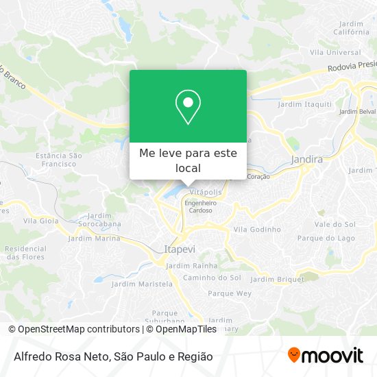 Alfredo Rosa Neto mapa