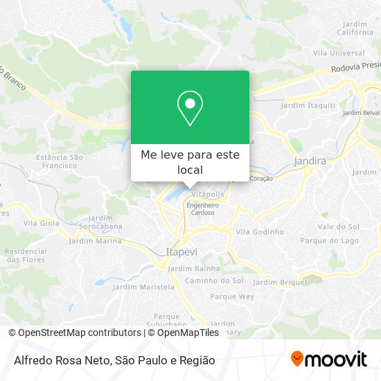 Alfredo Rosa Neto mapa