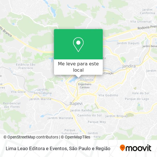 Lima Leao Editora e Eventos mapa