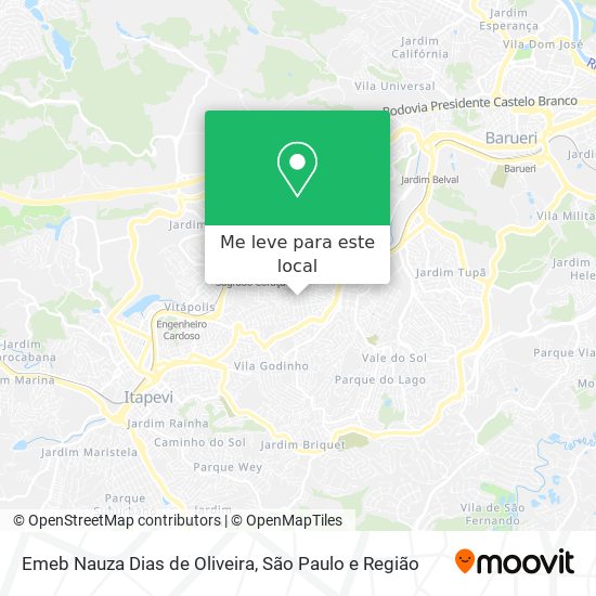 Emeb Nauza Dias de Oliveira mapa