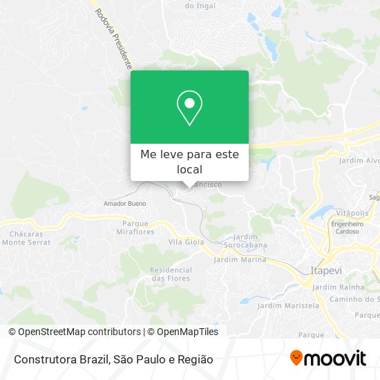 Construtora Brazil mapa