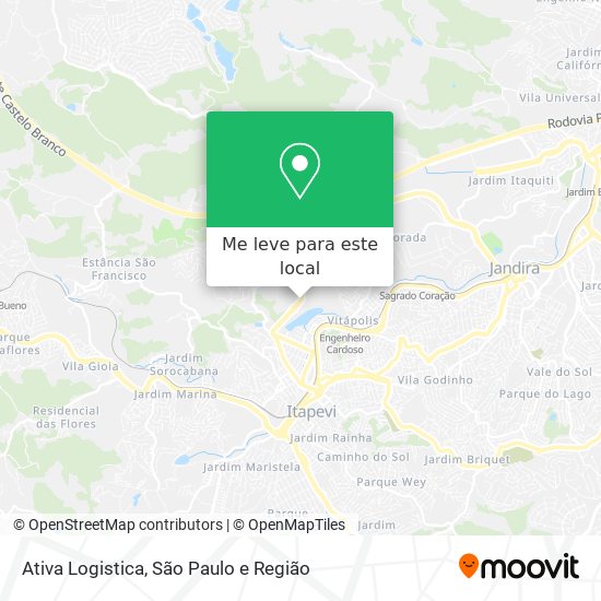 Ativa Logistica mapa