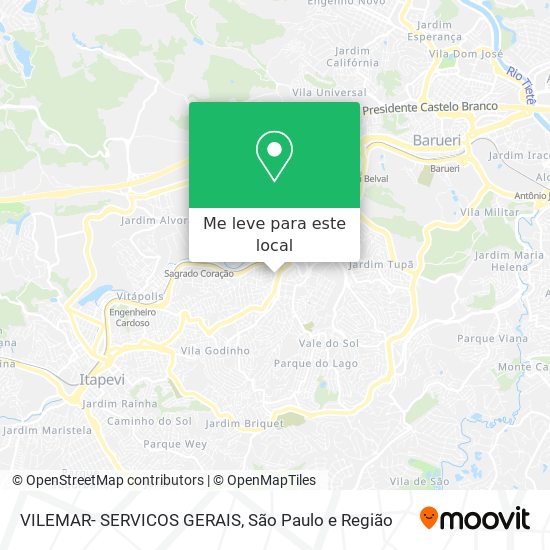 VILEMAR- SERVICOS GERAIS mapa