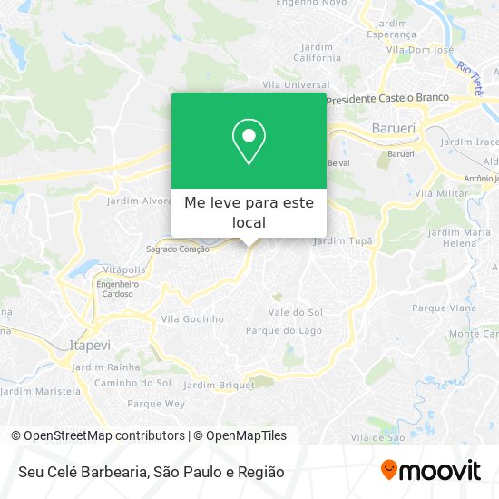 Seu Celé Barbearia mapa