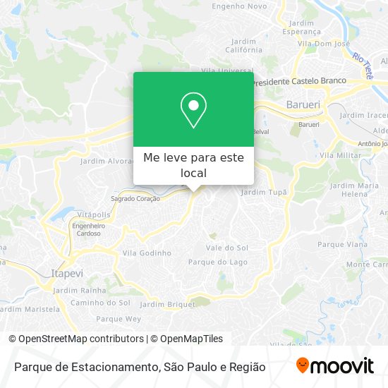 Parque de Estacionamento mapa
