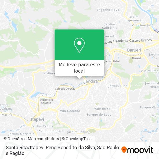 Santa Rita / Itapevi Rene Benedito da Silva mapa