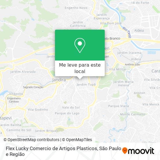 Flex Lucky Comercio de Artigos Plasticos mapa